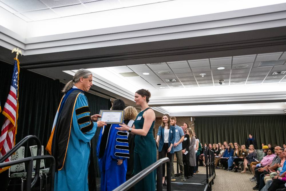 Awardee receiving award 26